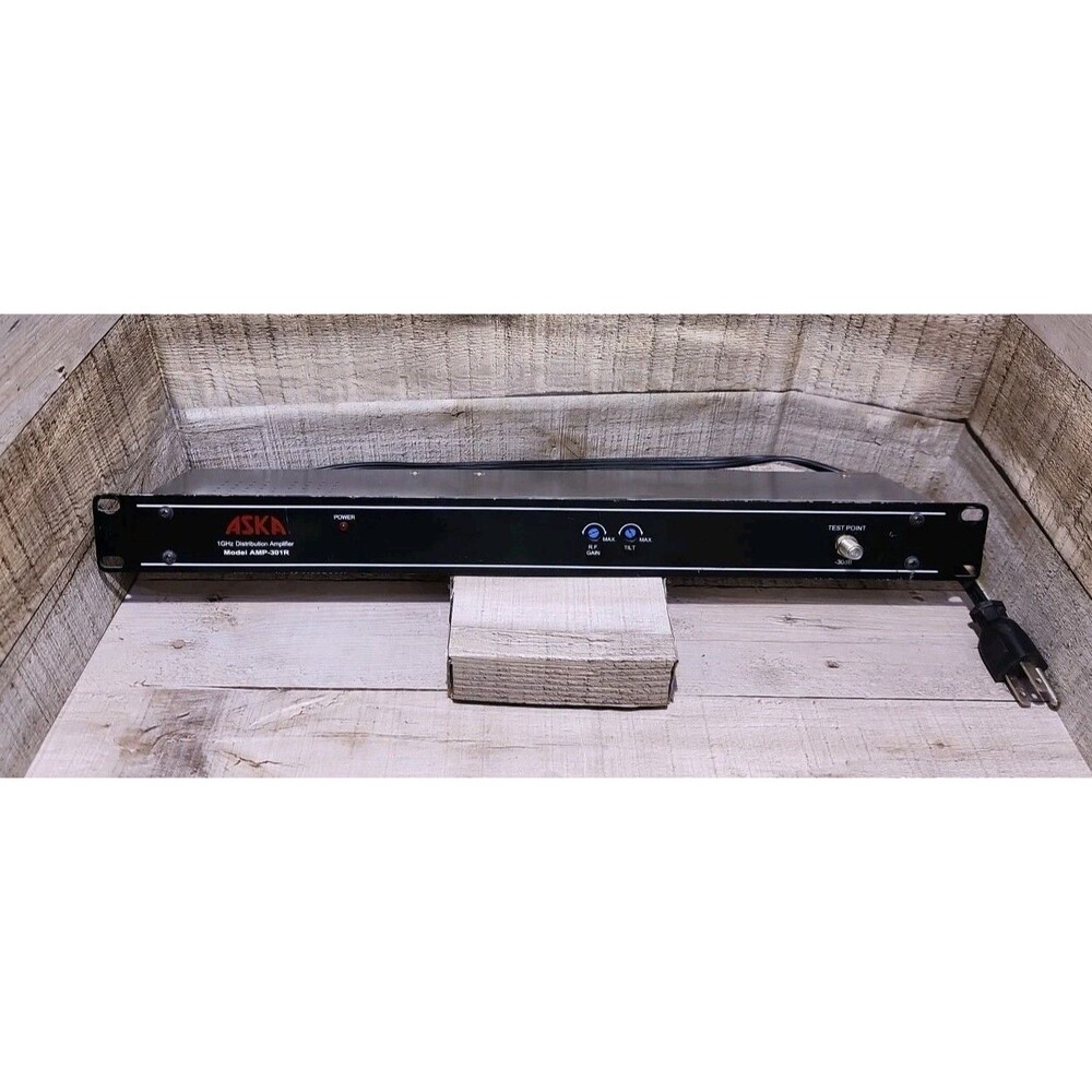 Rack mount Aska 1 GHz Distribution Amplifier Model AMP -301R